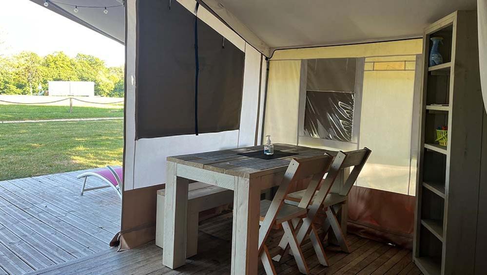 Tente Lodge La Plage Autet Bagian luar foto
